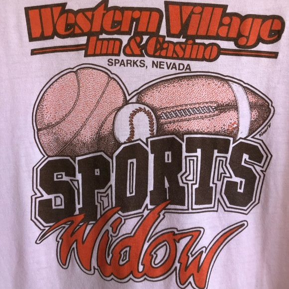 1987 Vintage Pink Reno Casino Souvenir T-Shirt - Picture 5 of 7